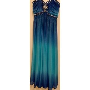 Aquamarine prom dress